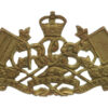 Royal Canadian Corps of Signals Collar Badge - Queen's Crown