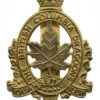 Canadian British Columbia Dragoons Cap Badge - Queen's Crown