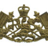 Royal Canadian Corps of Signals Collar Badge - Queen's Crown