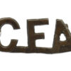 Canadian Field Artillery (C.F.A.) Shoulder Title