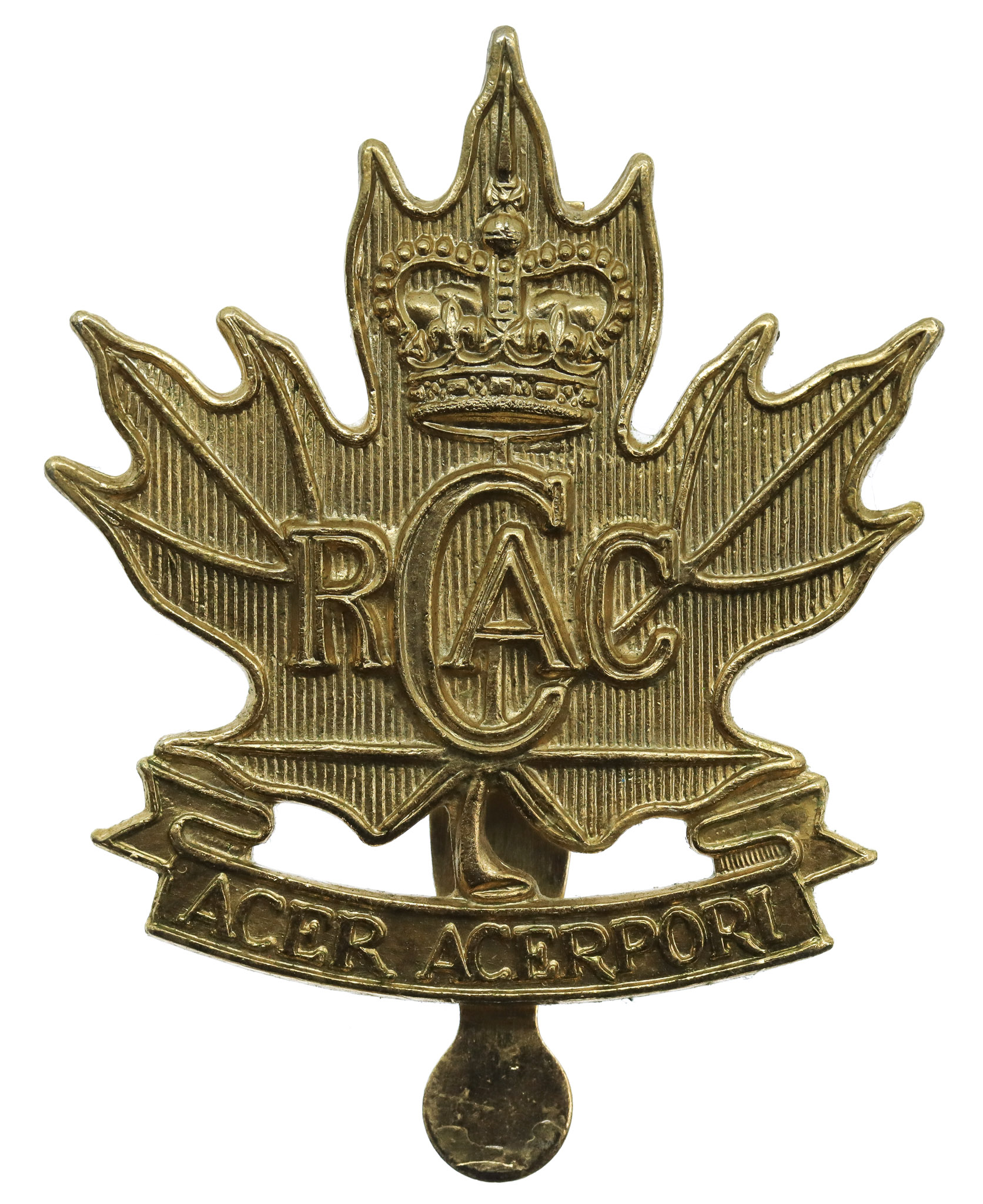 Royal Canadian Army Cadets (R.C.A.C.) Cap Badge - Queen's Crown