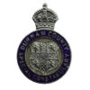 Durham County Special Constabulary Enamelled Lapel Badge - King's Crown