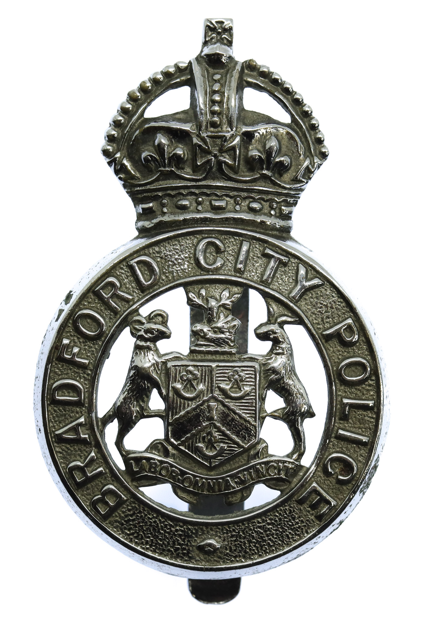 Bradford City Police Cap Badge - King's Crown