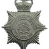 Nottinghamshire Combined Constabulary Helmet Plate - Queen's Crown