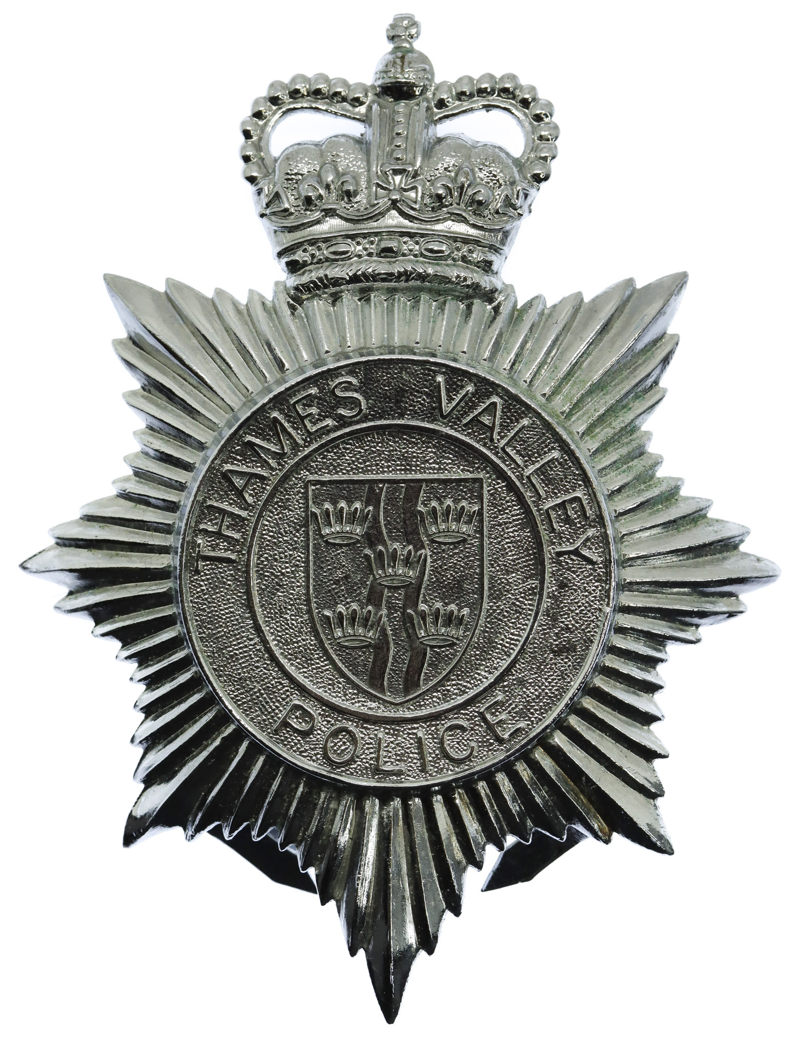 Thames Valley Police Helmet Plate - Queen's Crown
