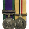 Campaign Service Medal (Clasp - Northern Ireland) & Iraq Medal Pair - Pte. M.K. Haslam, Queen's Lancashire Regiment