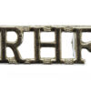 Royal Highland Fusiliers (R.H.F.) Anodised (Staybrite) Shoulder Title