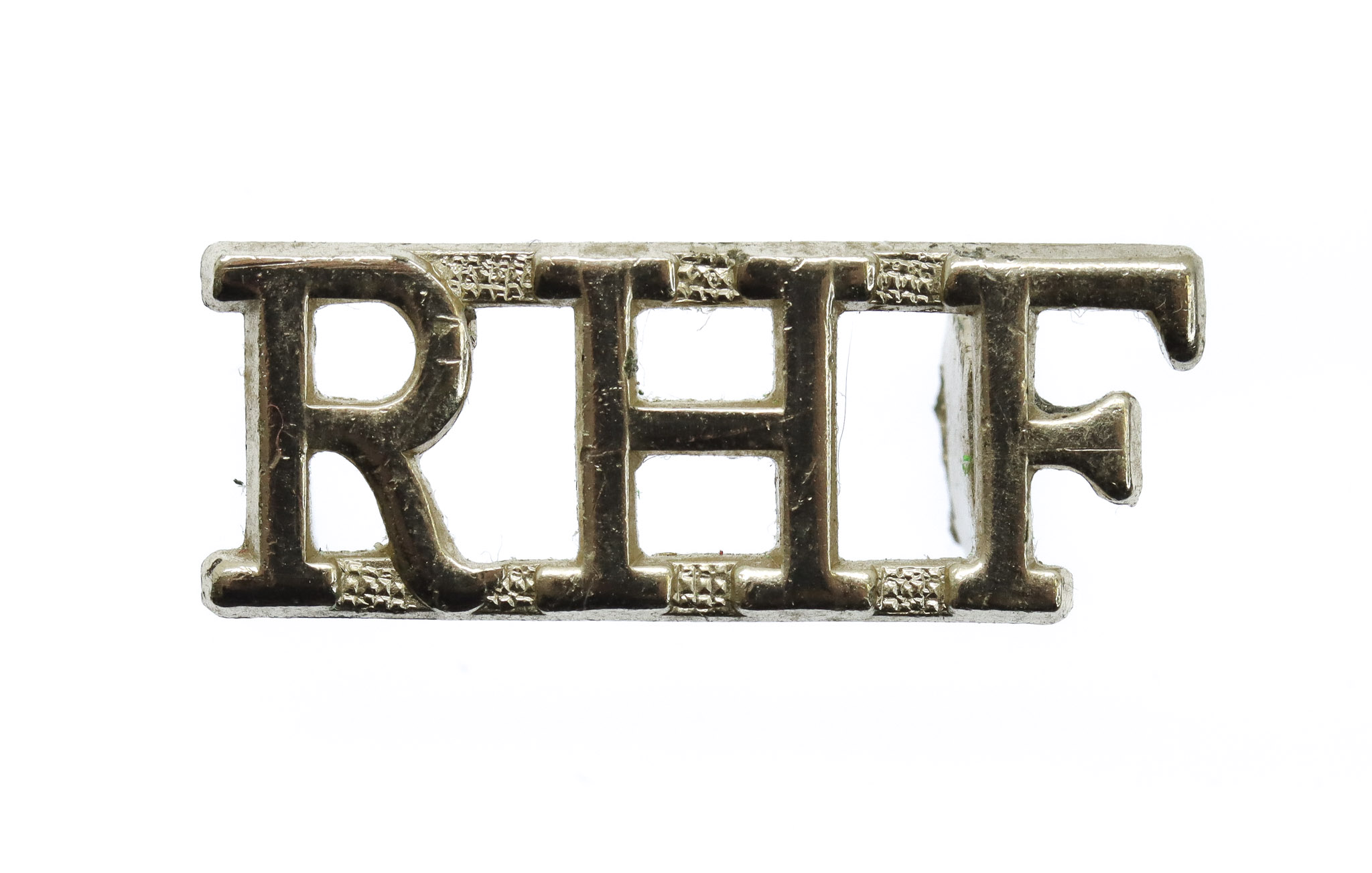 Royal Highland Fusiliers (R.H.F.) Anodised (Staybrite) Shoulder Title