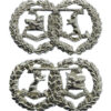 Pair of Argyll & Sutherland Highlanders Anodised (Staybrite) Collar Badges