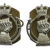 Pair of Royal Armoured Corps (R.A.C.) Anodised (Staybrite) Collar Badges