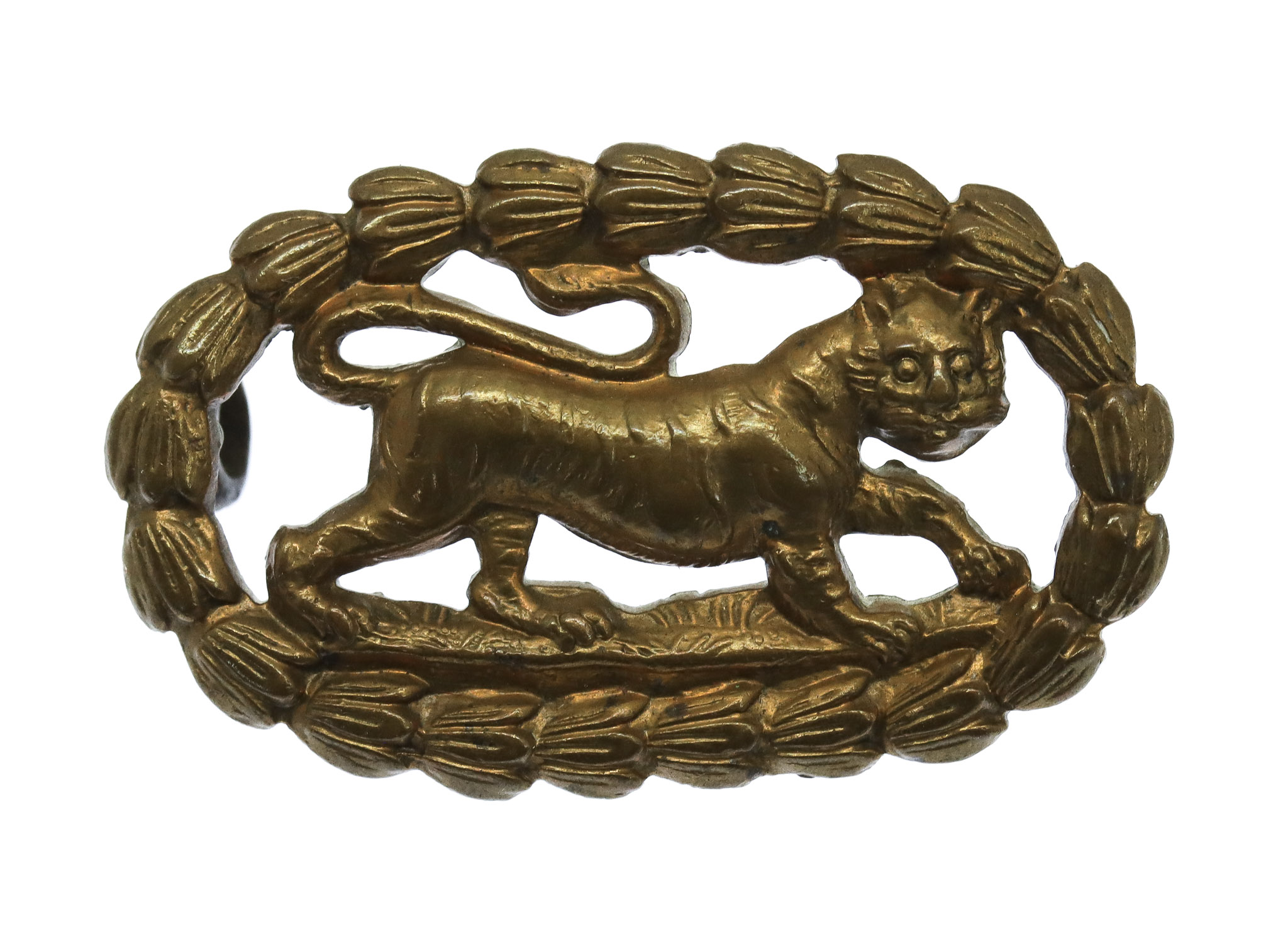 Victorian Leicestershire Regiment Collar Badge