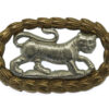 Leicestershire Regiment Bi-Metal Collar Badge