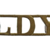 Leicestershire & Derbyshire Yeomanry (LDY) Shoulder Title
