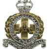 Devonshire Territorials Anodised (Staybrite) Cap Badge