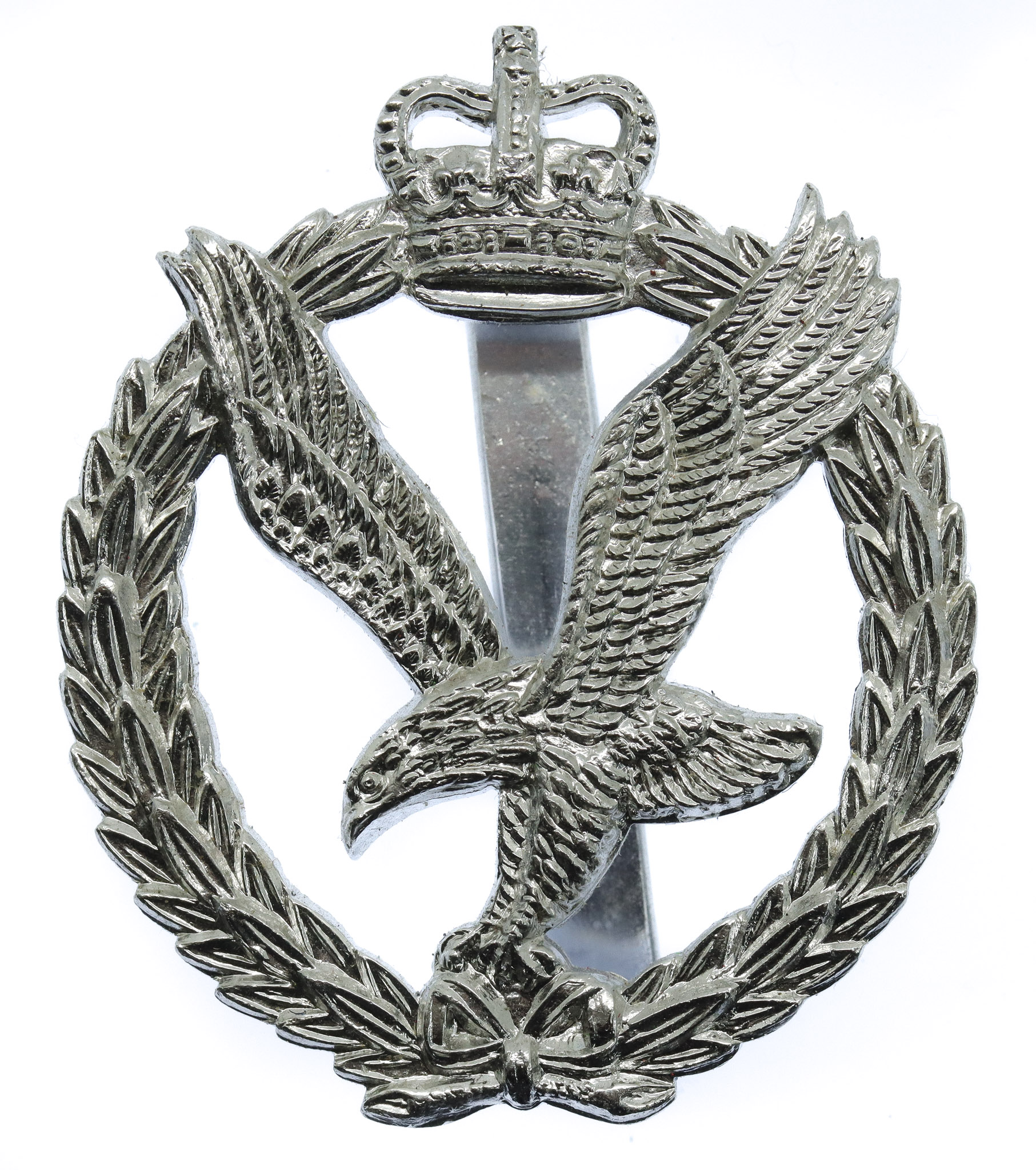 Army Air Corps Anodised (Staybrite) Cap Badge