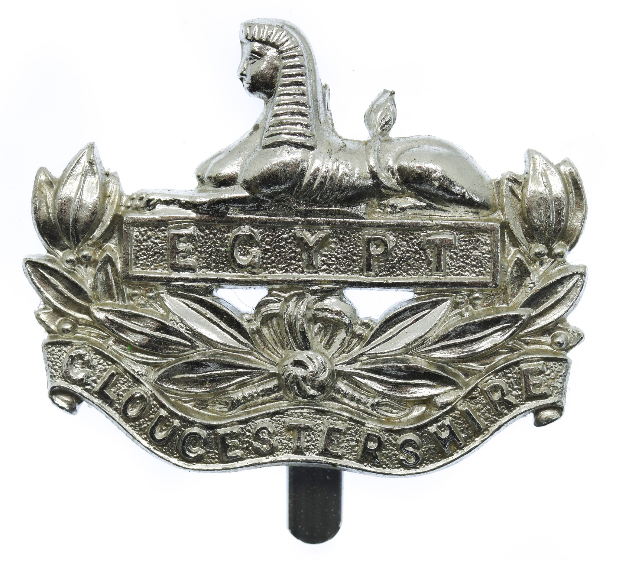 Gloucestershire Regiment Anodised (Staybrite) Cap Badge