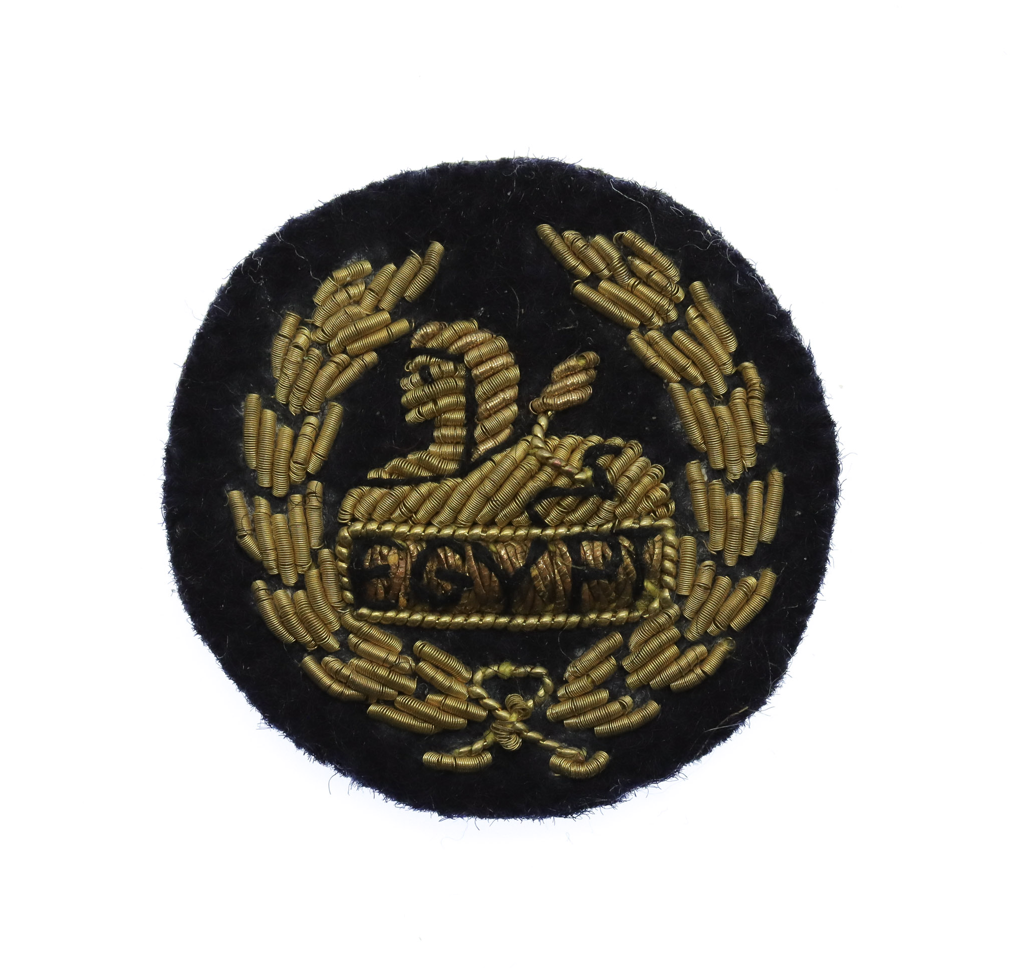 Gloucestershire Regiment Officer's Bullion Back Beret Badge