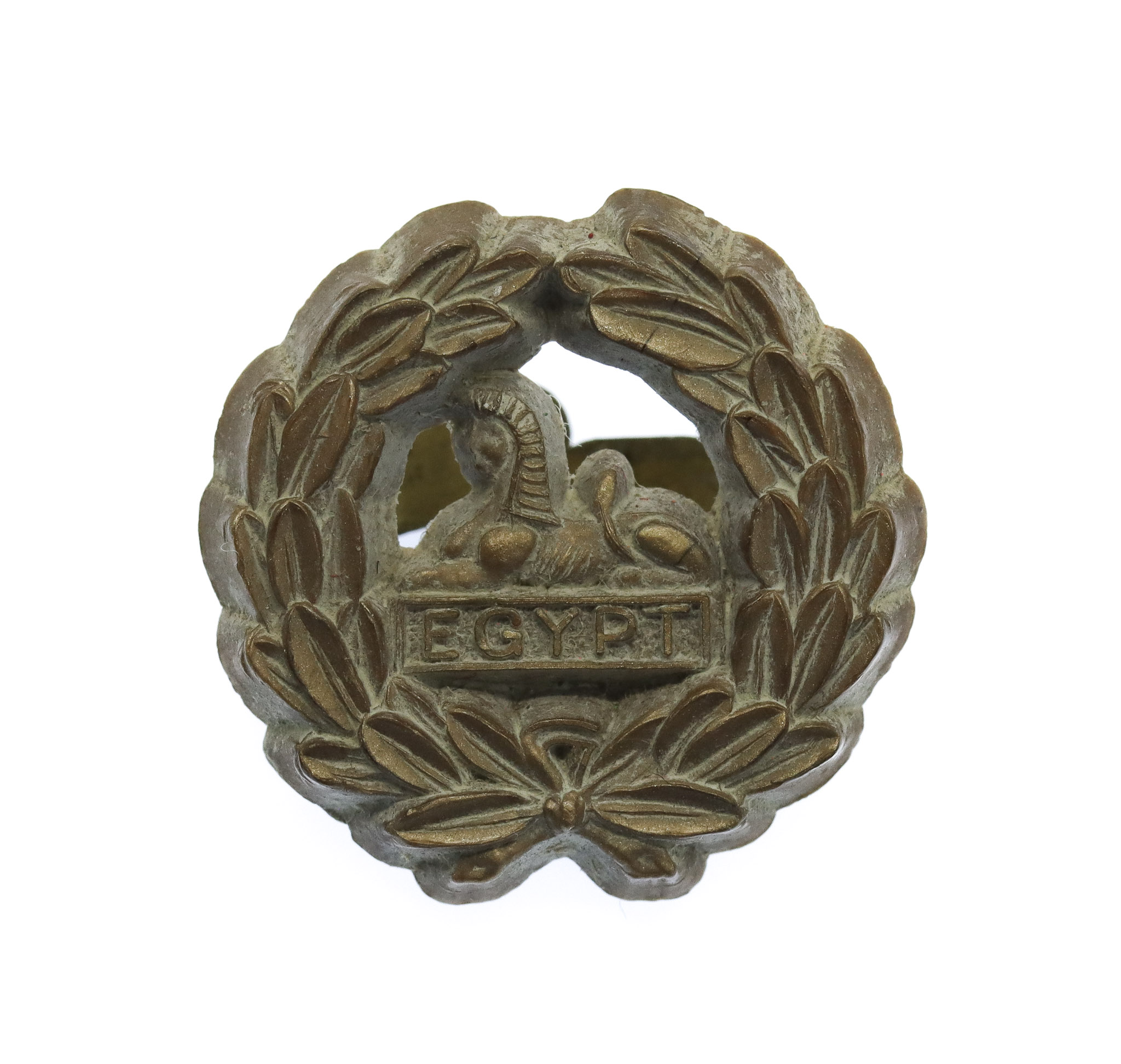 Gloucestershire Regiment WW2 Plastic Economy Back Cap Badge