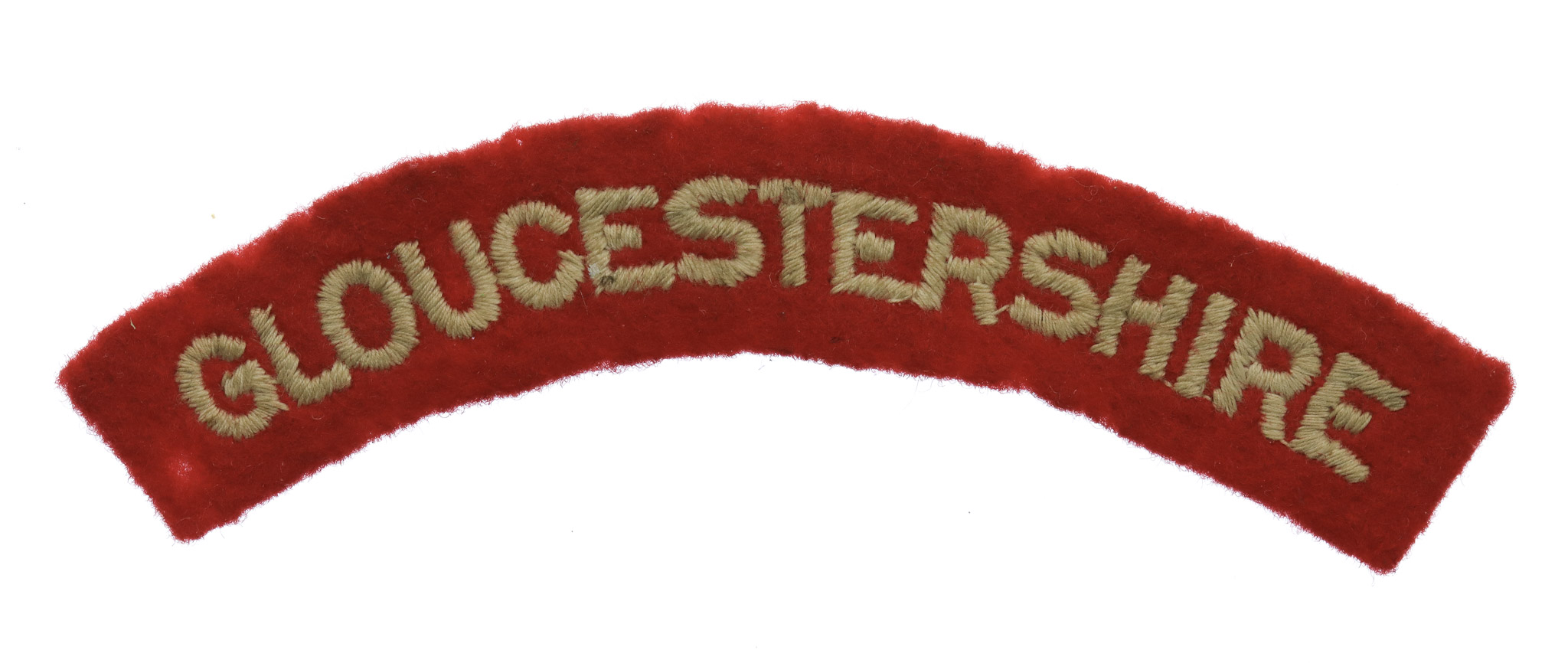 Gloucestershire Regiment (GLOUCESTERSHIRE) Cloth Shoulder Title