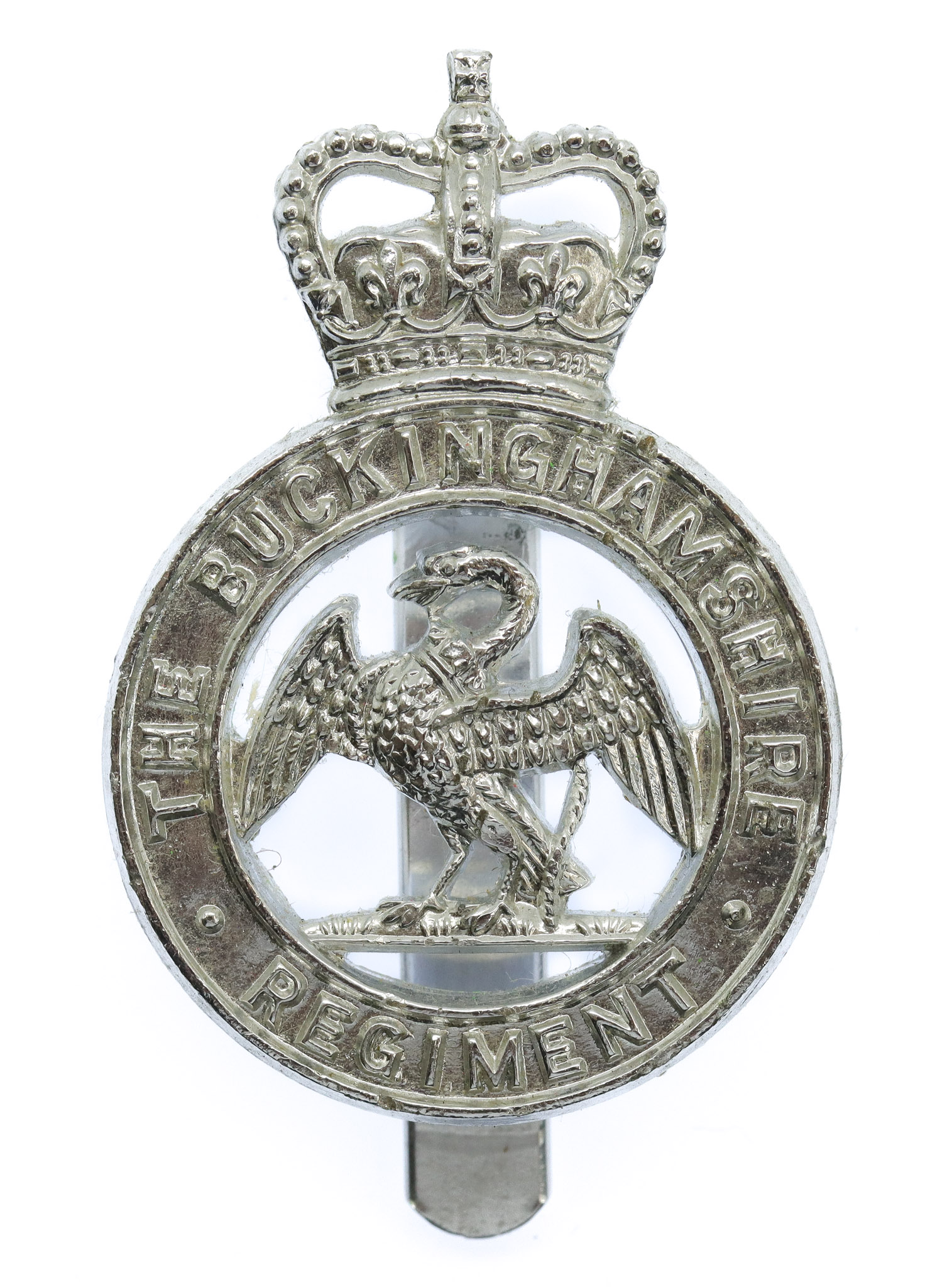Buckinghamshire Regiment Anodised (Staybrite) Cap Badge