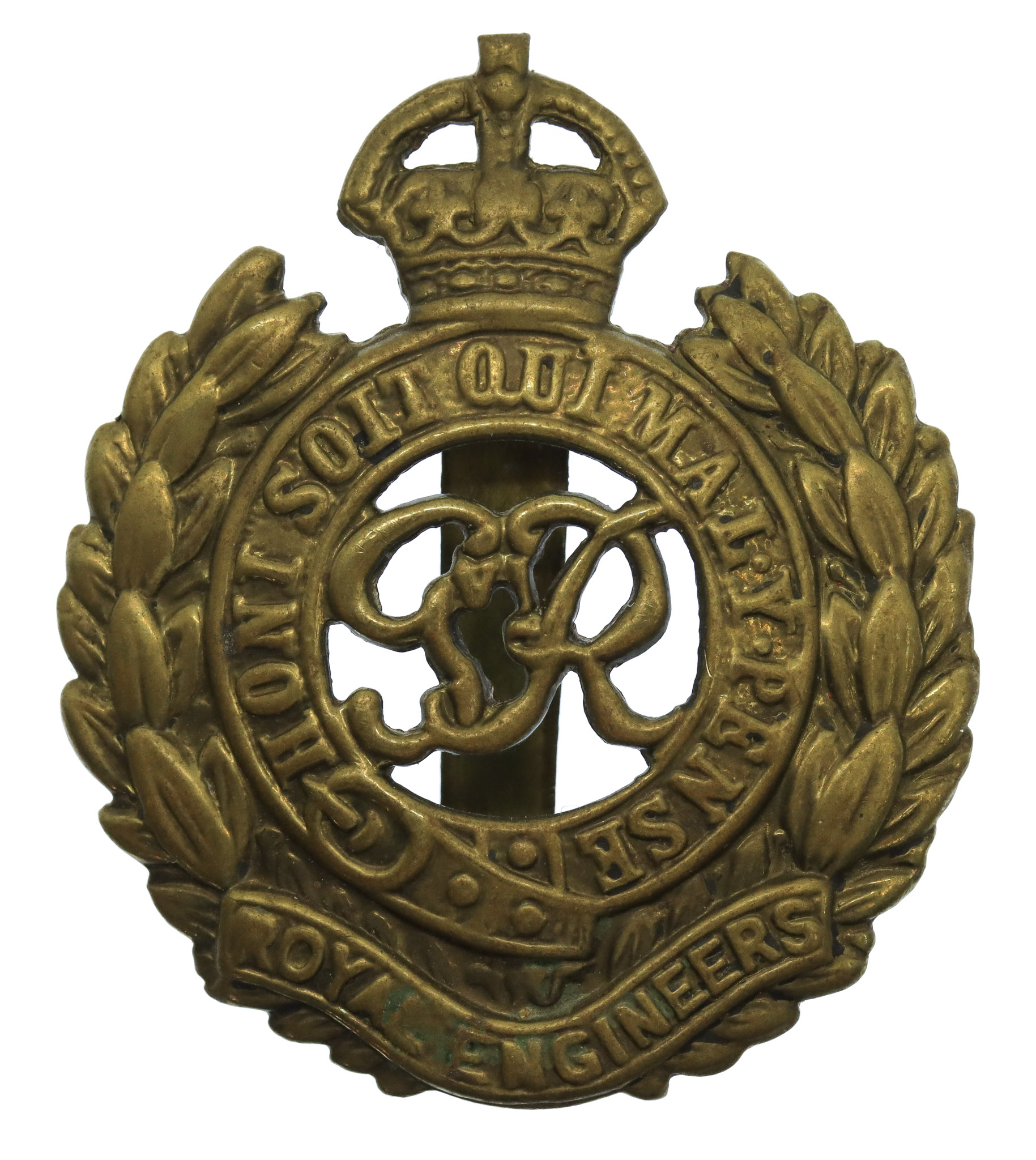 George VI Royal Engineers Cap Badge