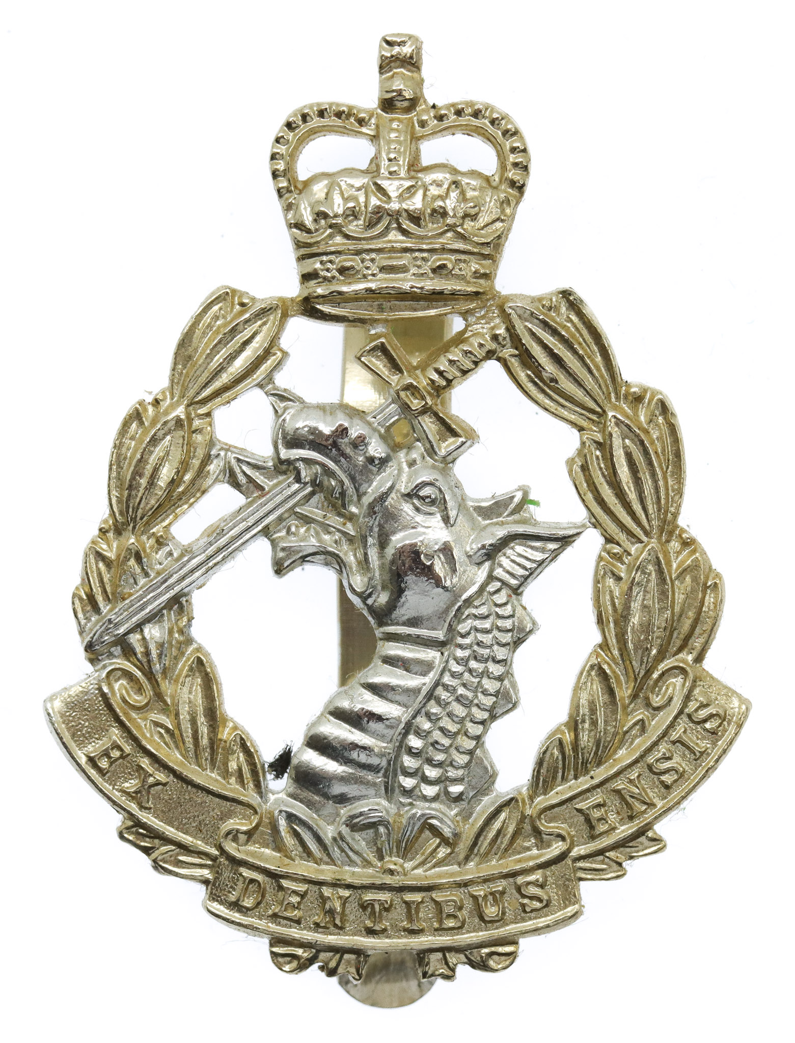 Royal Army Dental Corps (R.A.D.C.) Anodised (Staybrite) Cap Badge