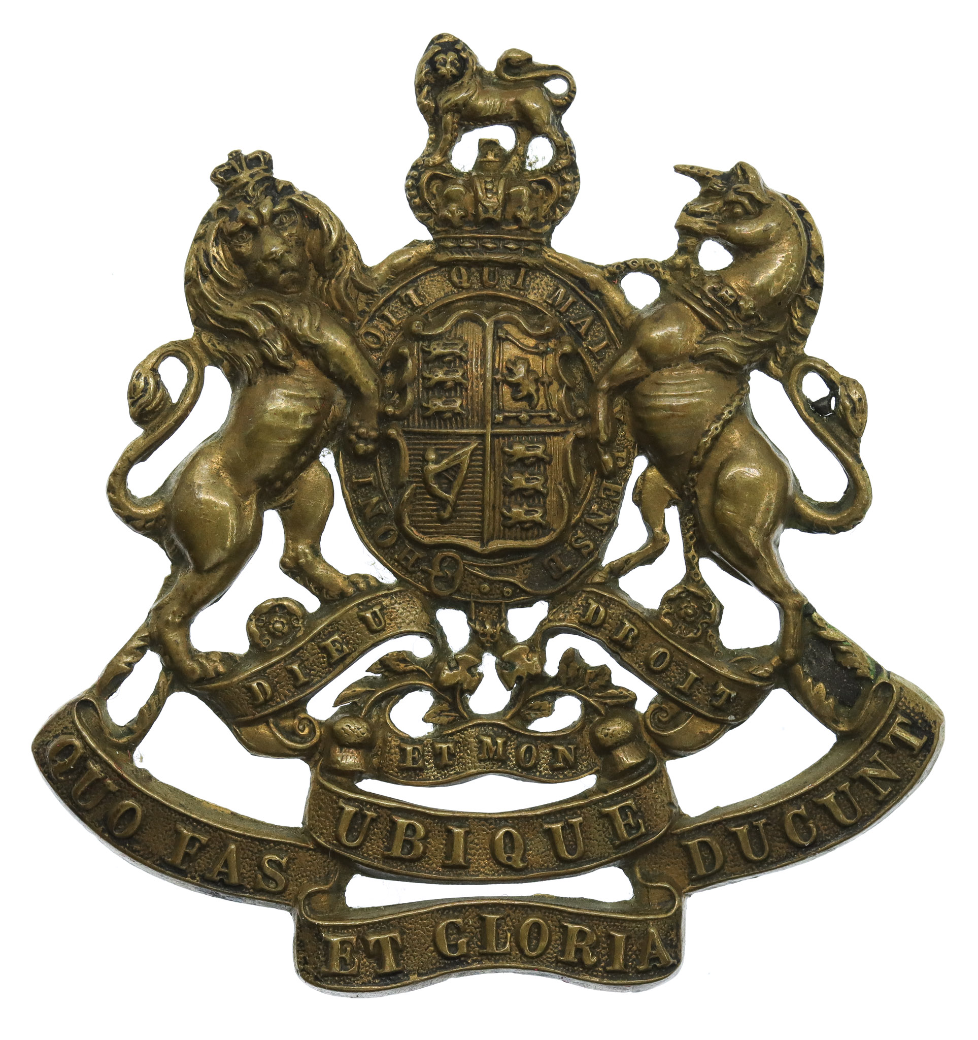 Victorian Royal Engineers Map Case/ Pouch Badge
