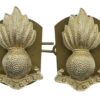 Pair of Royal Artillery Anodised (Staybrite) Collar Badges