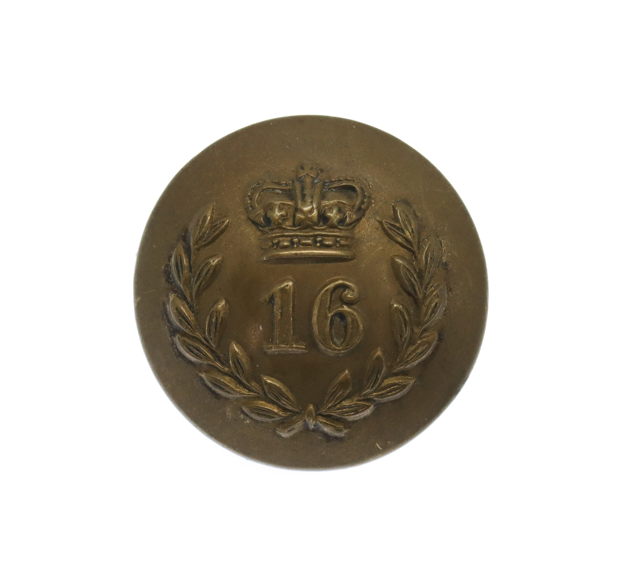 Victorian Pre 1881 16th (Bedfordshire) Regiment of Foot Officer's Button (19mm)