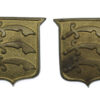 Pair of Essex Regiment Collar Badges