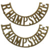 Pair of Royal Hampshire Regiment (R.HAMPSHIRE) Shoulder Titles