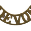 Devonshire Regiment (DEVON) Shoulder Title