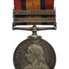 Queen's South Africa medal (2 Clasps - Cape Colony, South Africa 1902) - Pte. J. Burke, Yorkshire Regiment