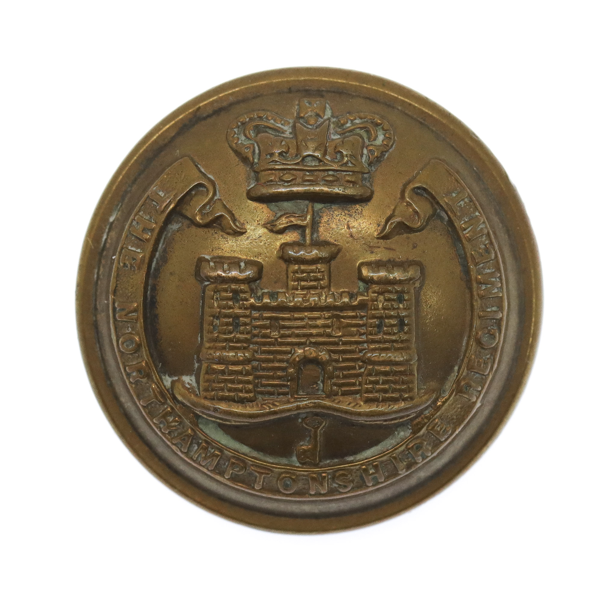 Victorian Northamptonshire Regiment Officer's Button (26mm)