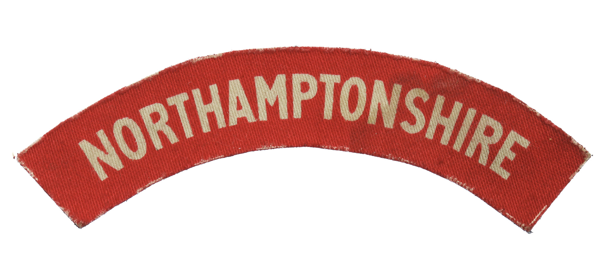 Northamptonshire Regiment (NORTHAMPTONSHIRE) WW2 Printed Shoulder Title