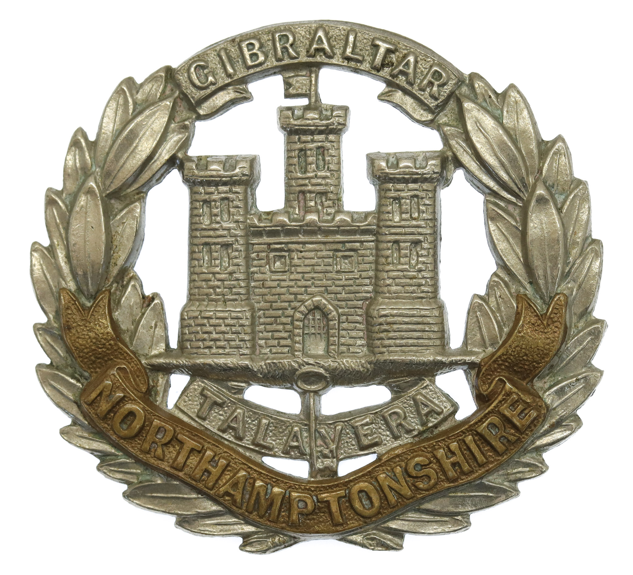 Victorian Northamptonshire Regiment Cap Badge 