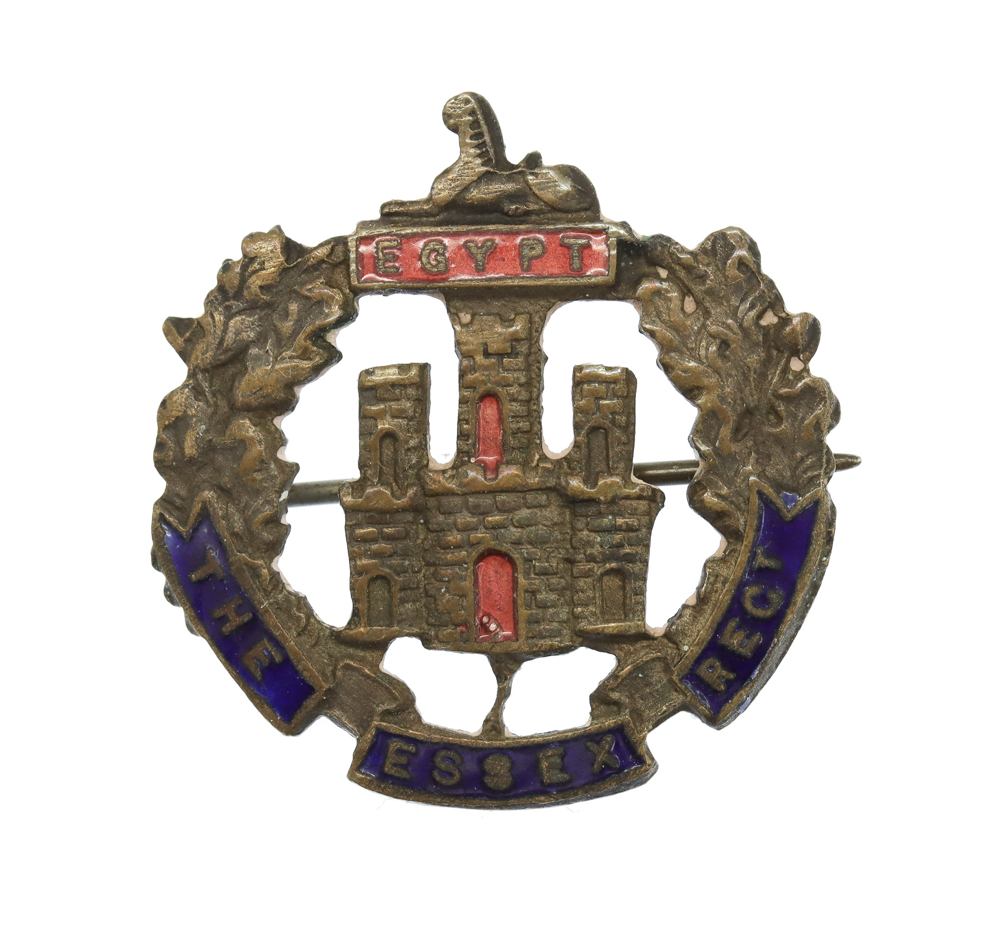 Essex Regiment Enamelled Sweetheart Brooch