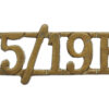 15th/19th Hussars (15/19H) Officer's Shoulder Title