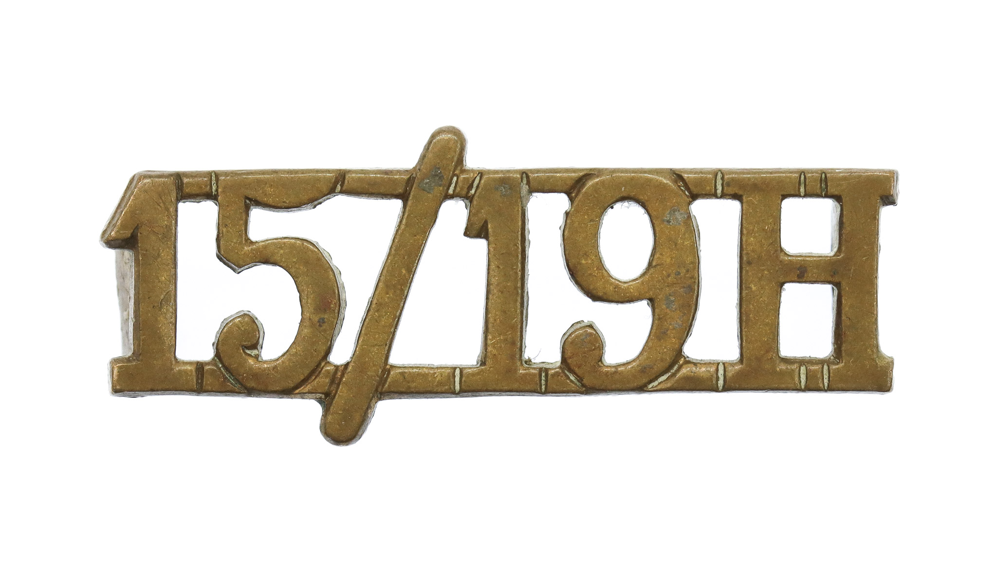15th/19th Hussars (15/19H) Officer's Shoulder Title