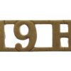 19th Hussars (19H) Shoulder Title