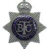British Transport Commission (B.T.C.) Police Enamelled Star Cap Badge - King's Crown
