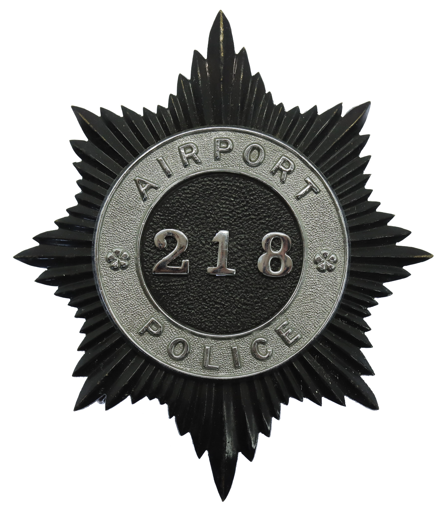 Airport Police Helmet Plate (218)