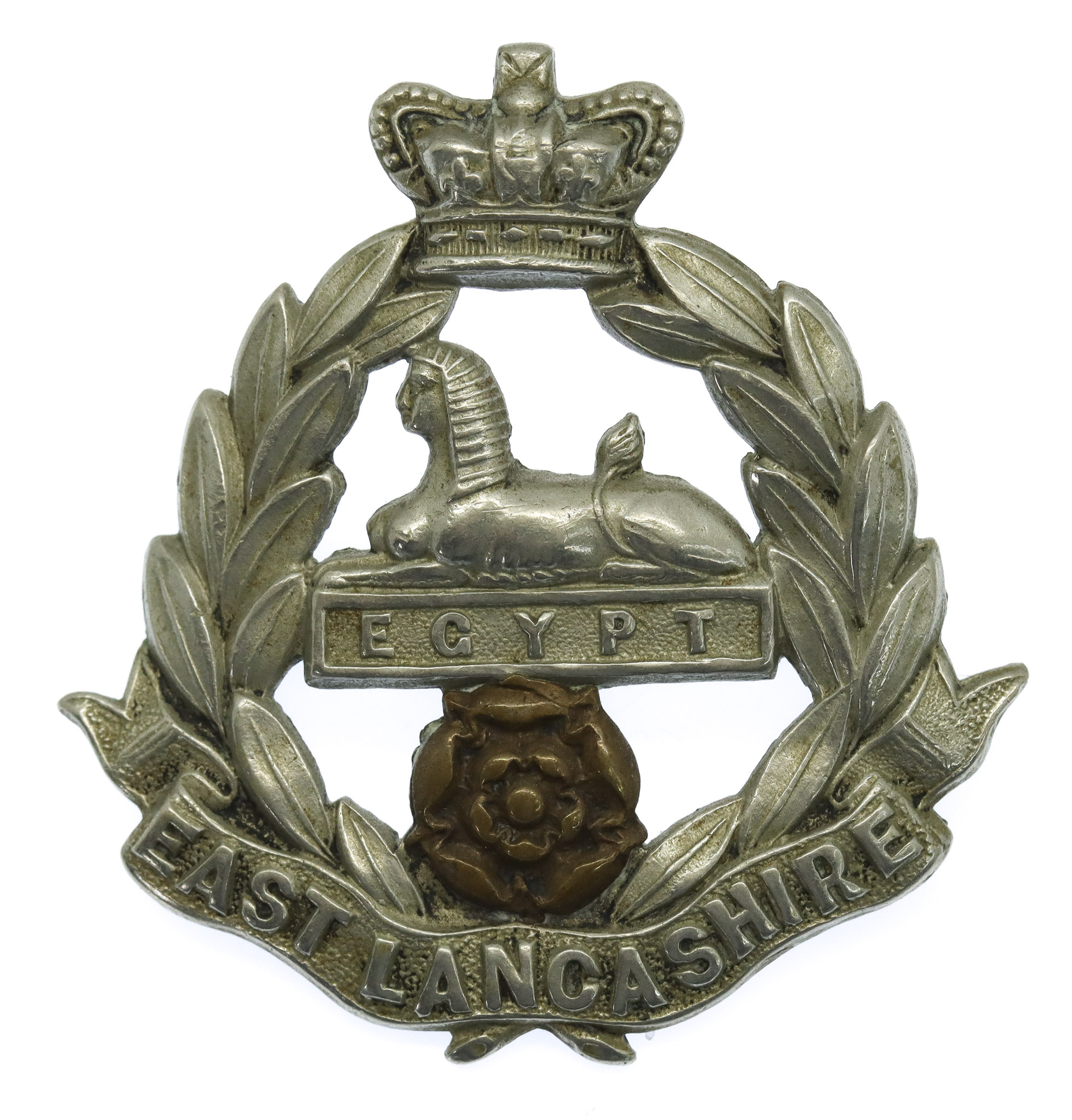 Victorian East Lancashire Regiment Cap Badge