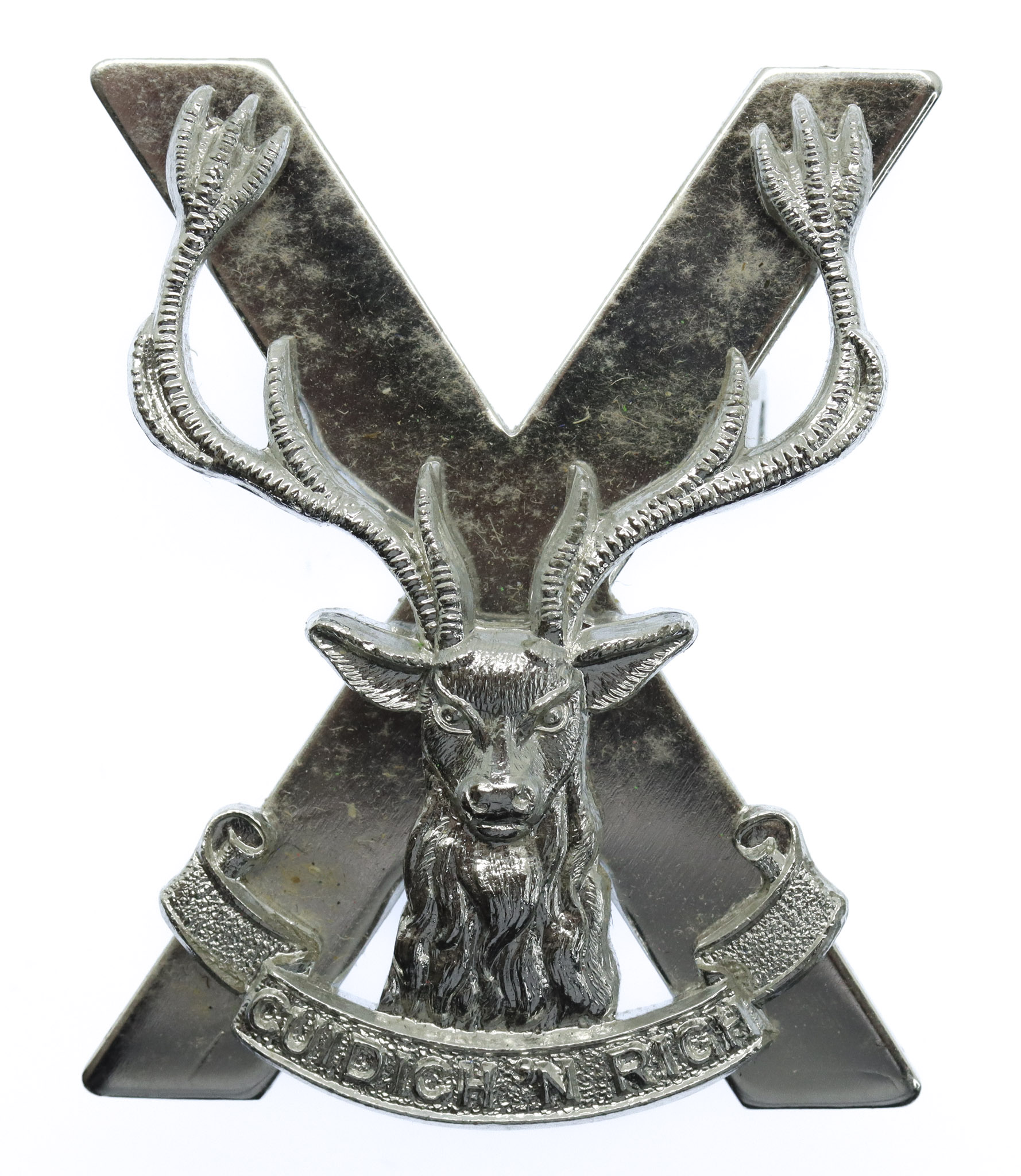 Highland Brigade Anodised (Staybrite) Cap Badge