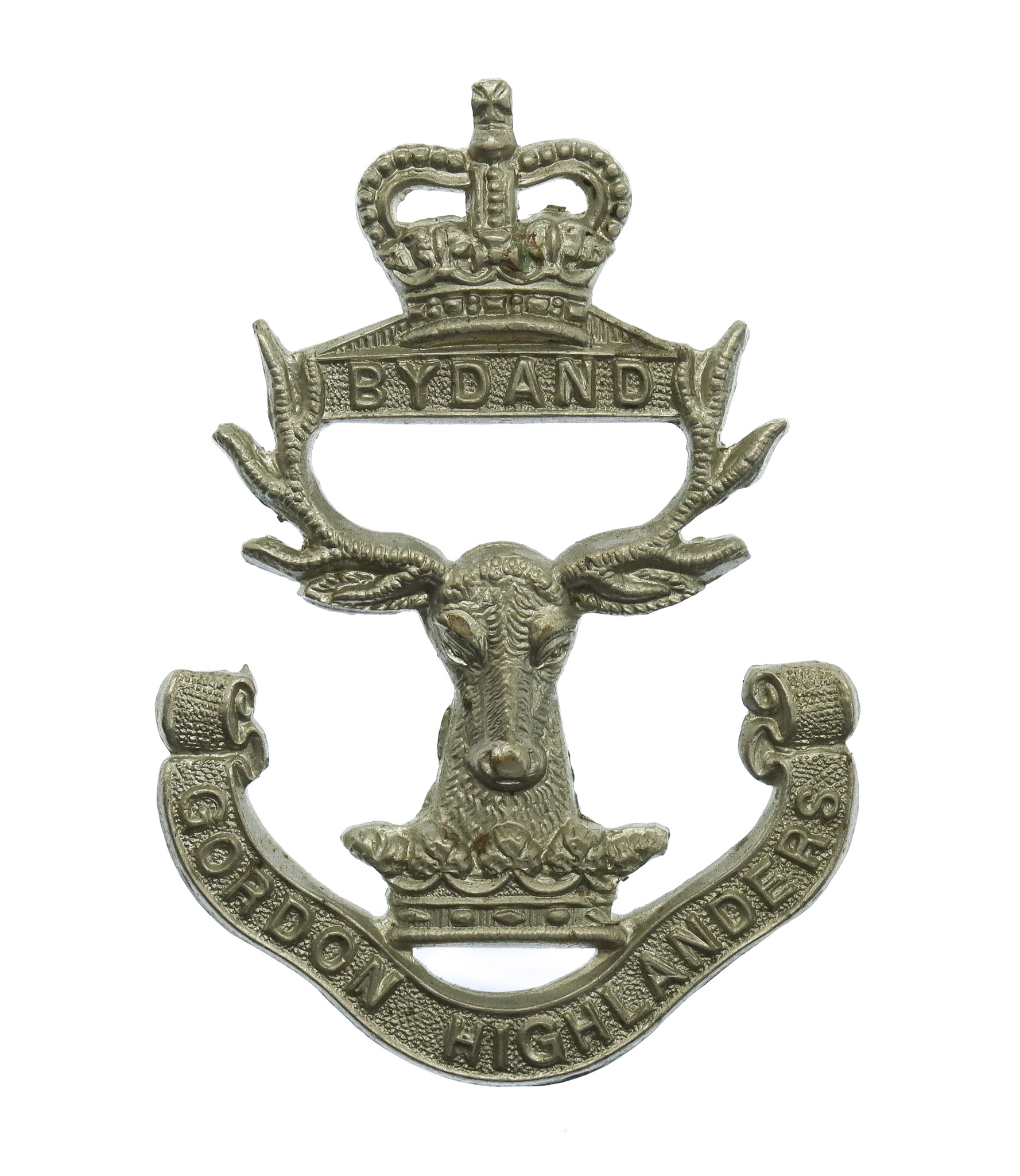 Gordon Highlanders Sporran Badge - Queen's Crown