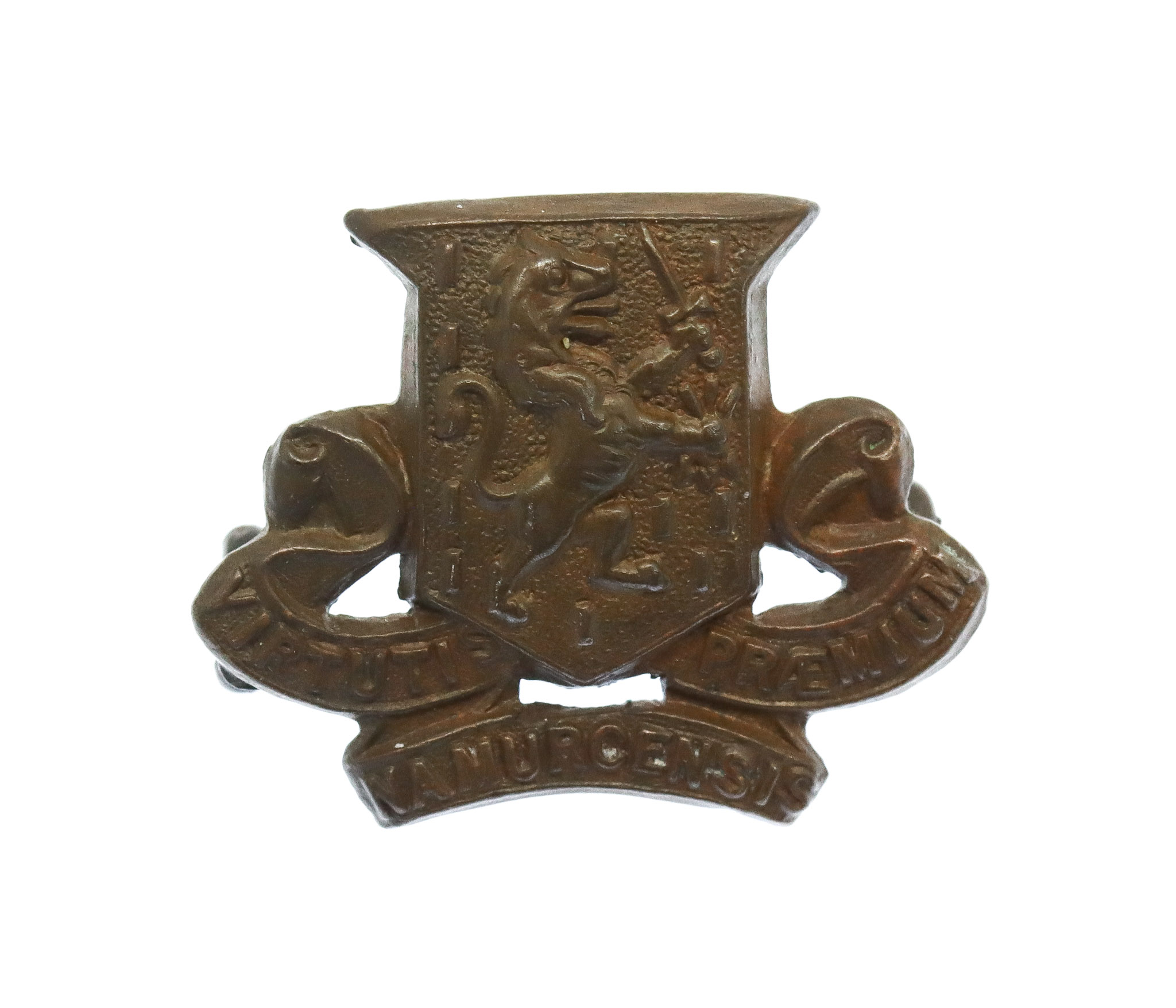 Victorian Royal Irish Regiment Collar Badge