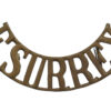 East Surrey Regiment (E.SURREY) Shoulder Title