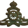 Canadian Field Artillery Cap Badge - King's Crown