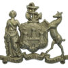 Edinburgh City Police Coat of Arms Helmet Plate 