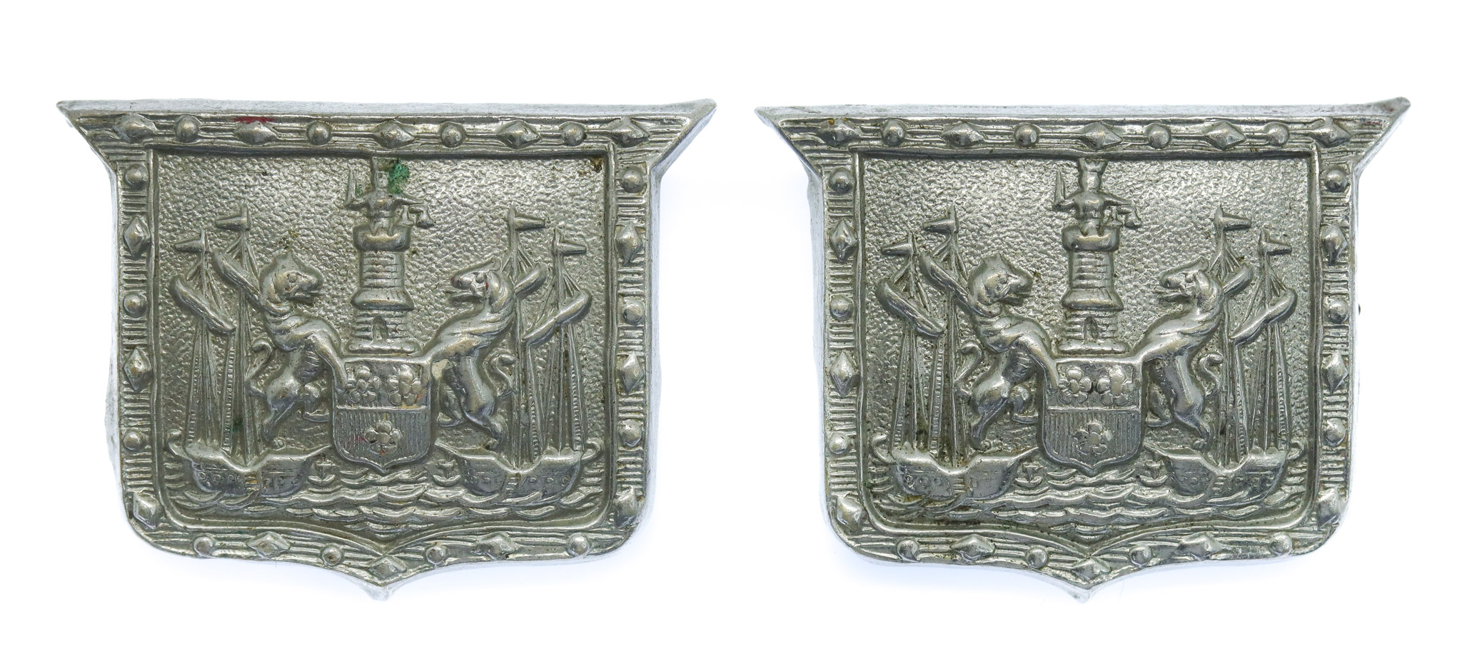 Pair of Southampton Police Collar Badges